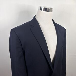 Combatant Gentlemen 44R Modern Fit Sport Coat Black Two Button Double Vented